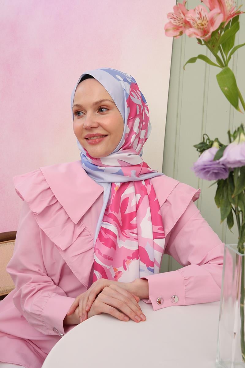 Desenli Twill Şal