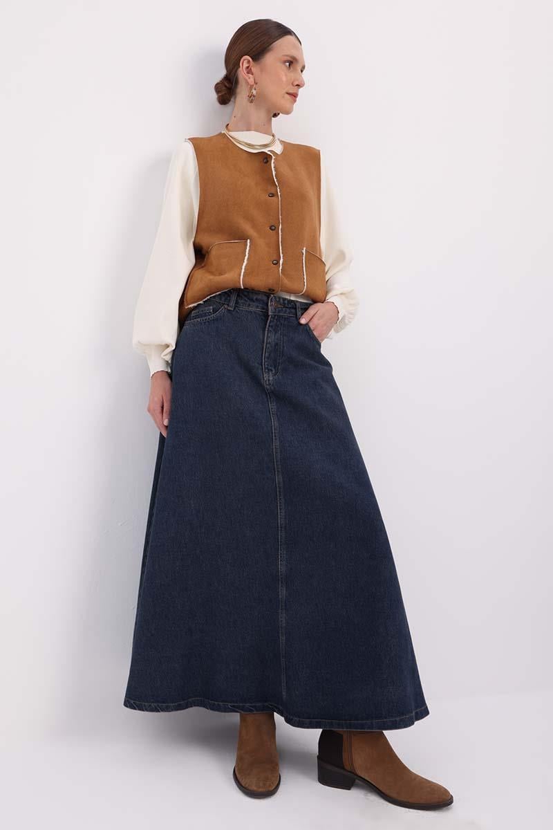 5 Pocket Denim Skirt