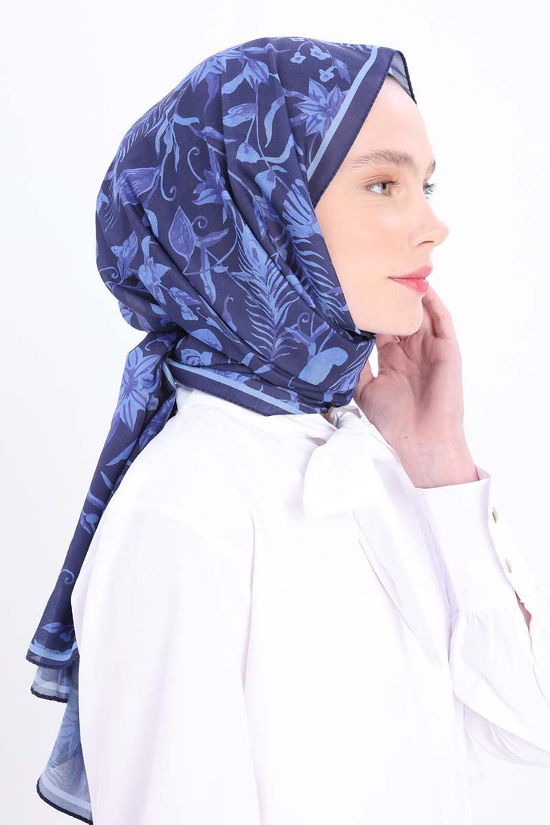 Desenli Pamuklu Şal