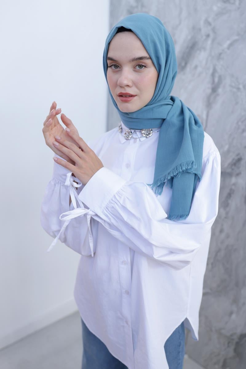 Naturel Pamuk Şal