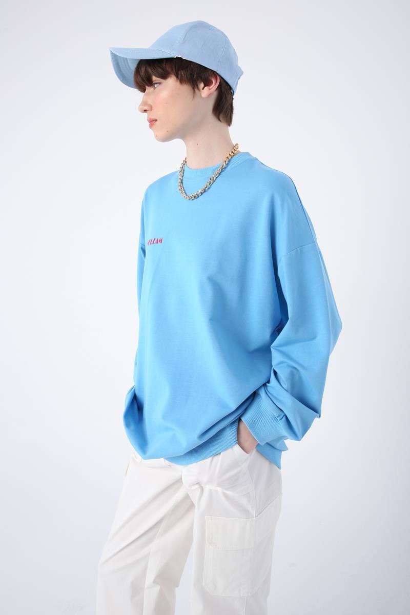 Pamuklu Sundream Baskılı Sweatshirt