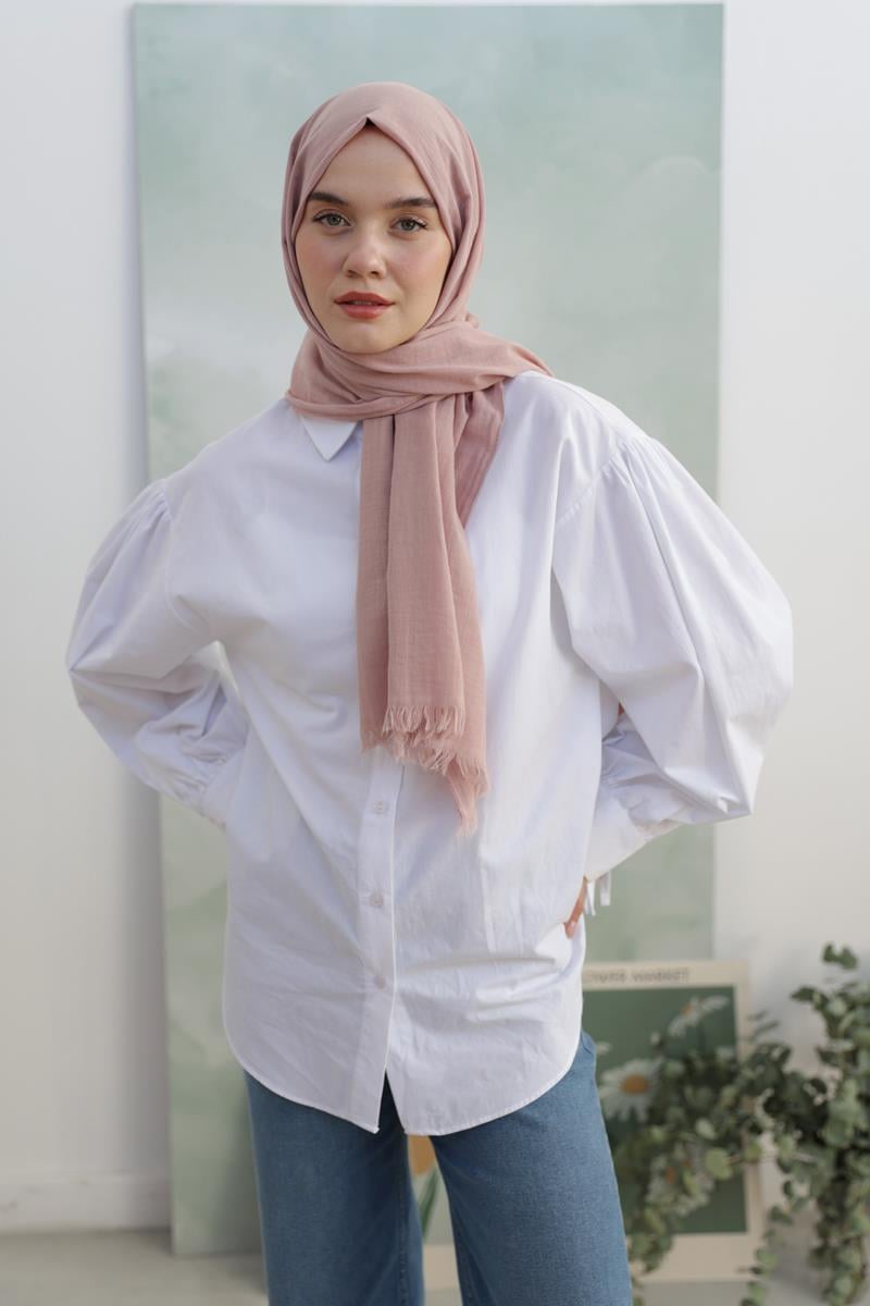 Naturel Pamuk Şal