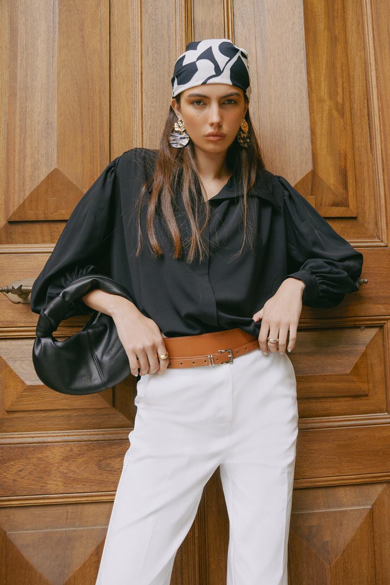 Waist Tie Detailed Shirt Tunic