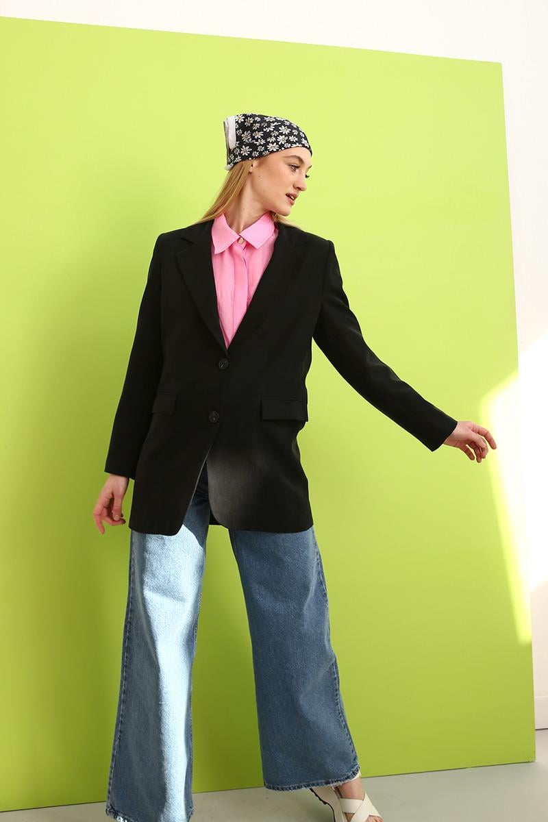 Button Blazer Jacket 
