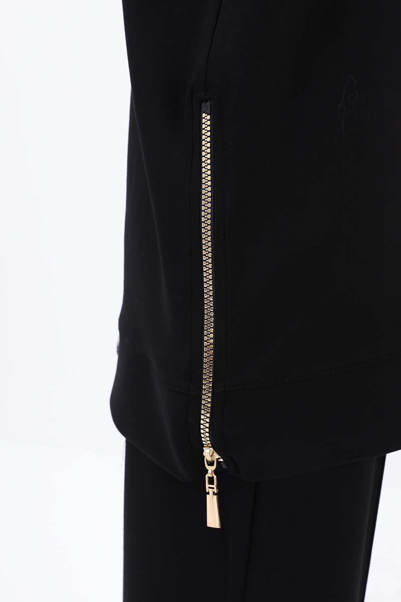 Garnili Piliseli Fermuarlı Tunik