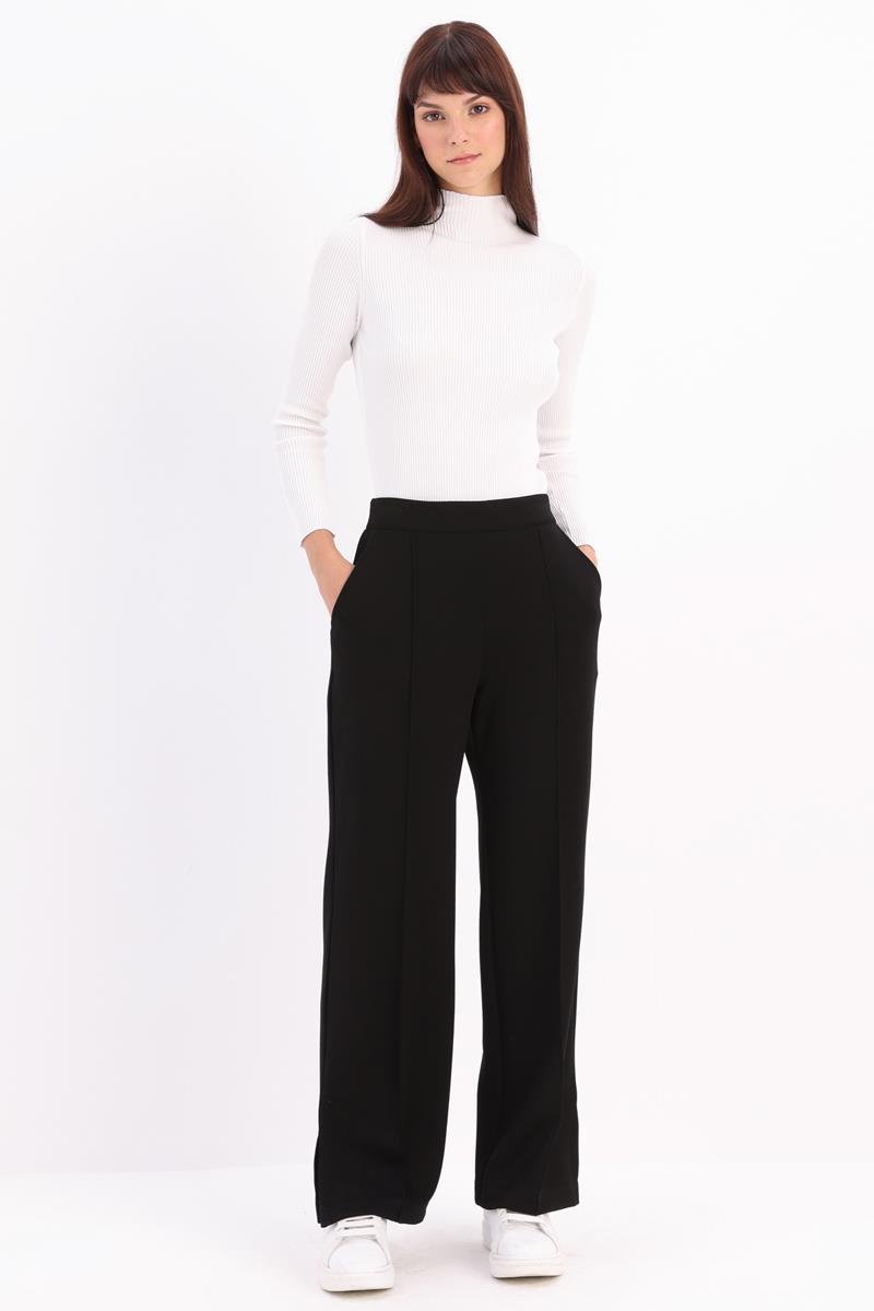 Wide Leg Knitted Pants