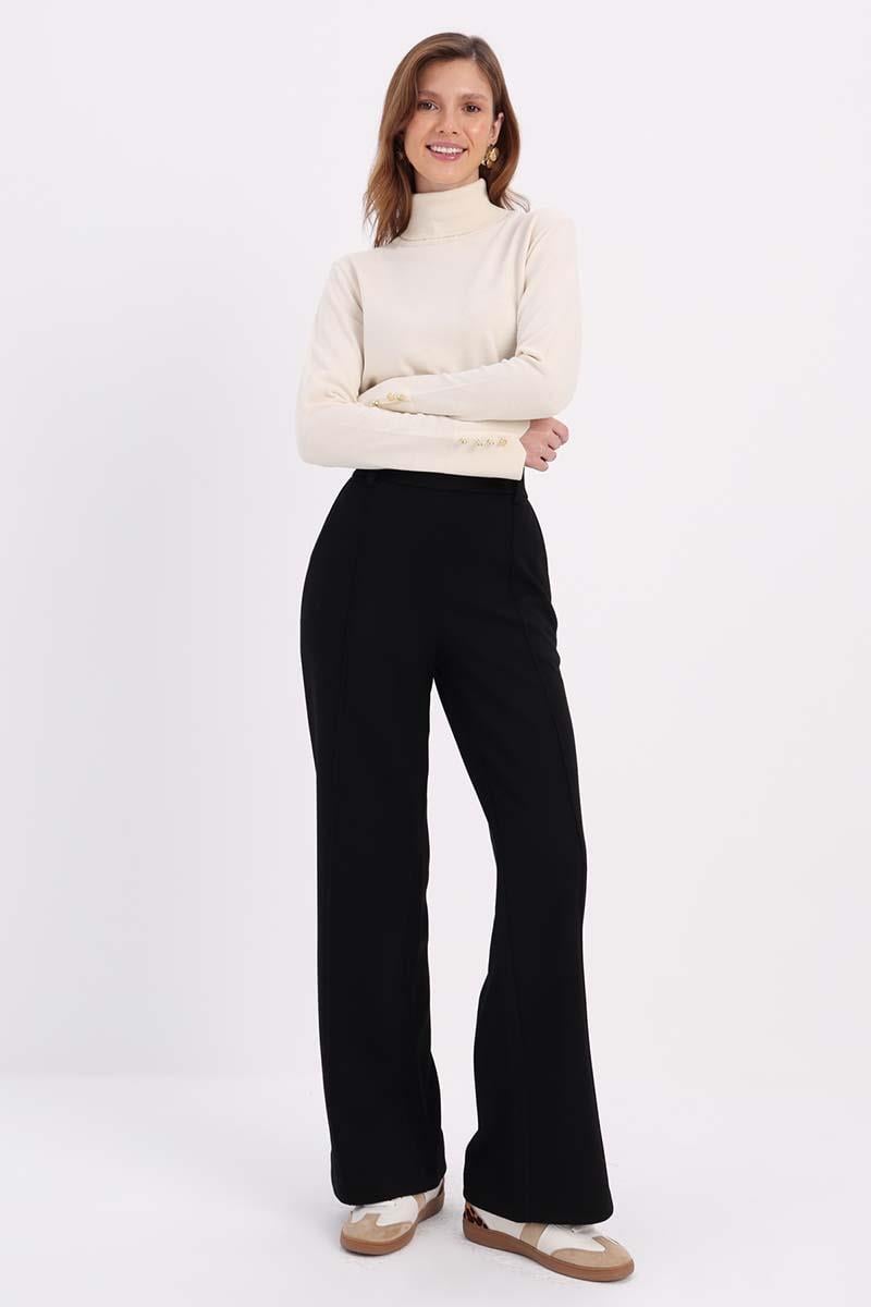 Nevürlü Wide Leg Trousers
