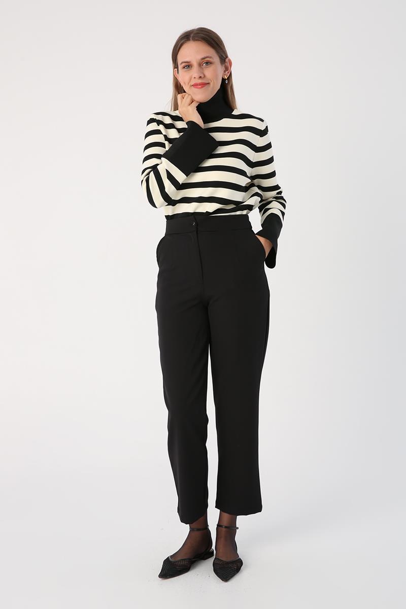 Hem Split Pants
