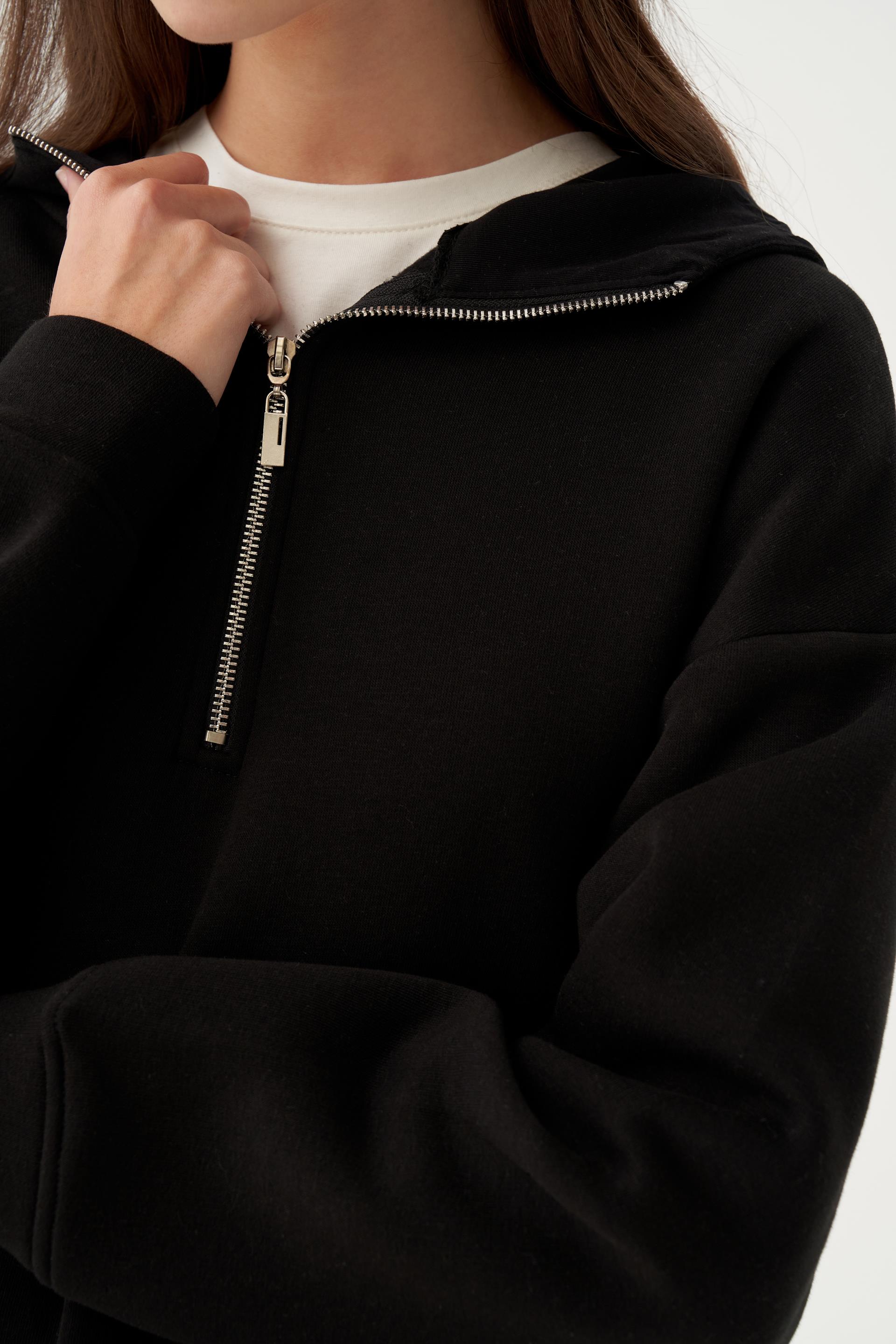 Siyah-Patlı Cep Detaylı Tunik