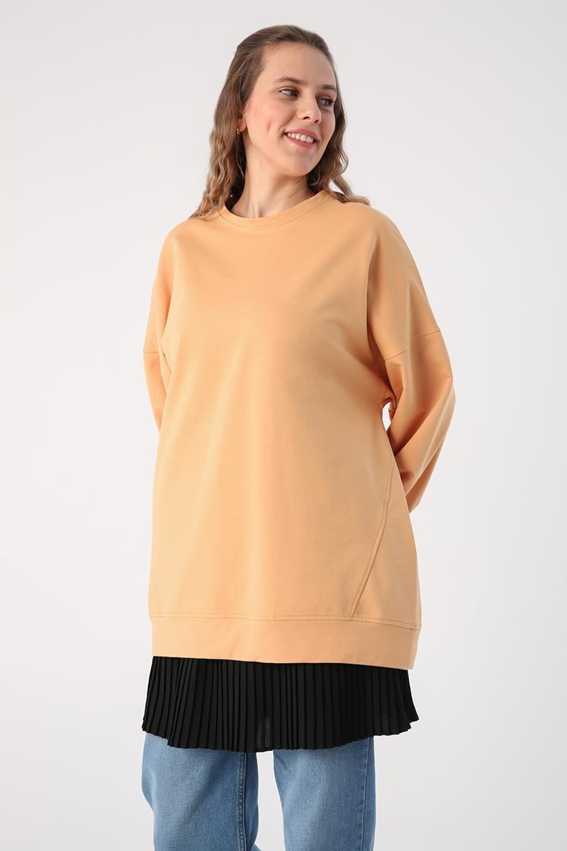 Pleated Short Shirt Skirt