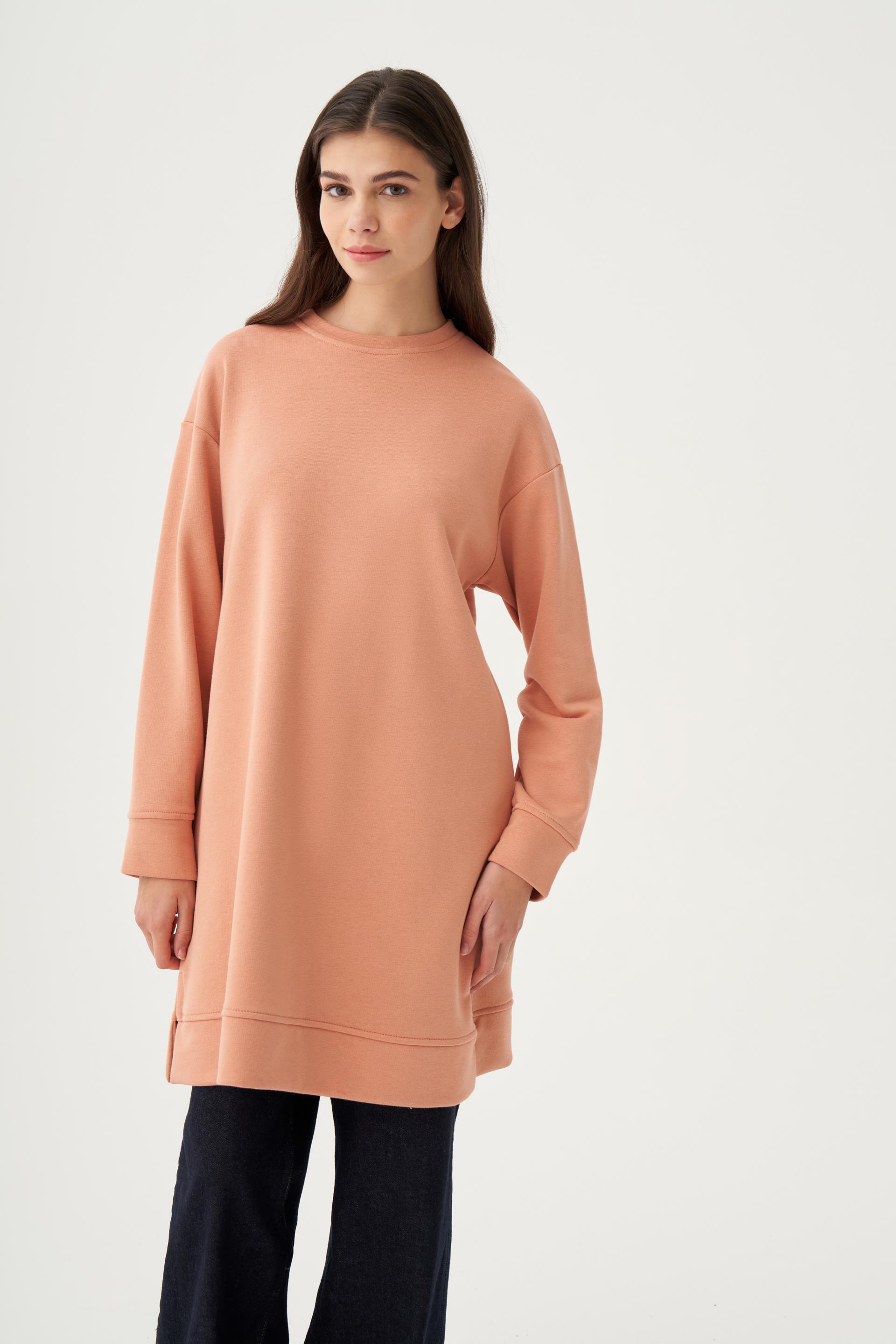 Somon-Yumuşak Dokulu Sweatshirt