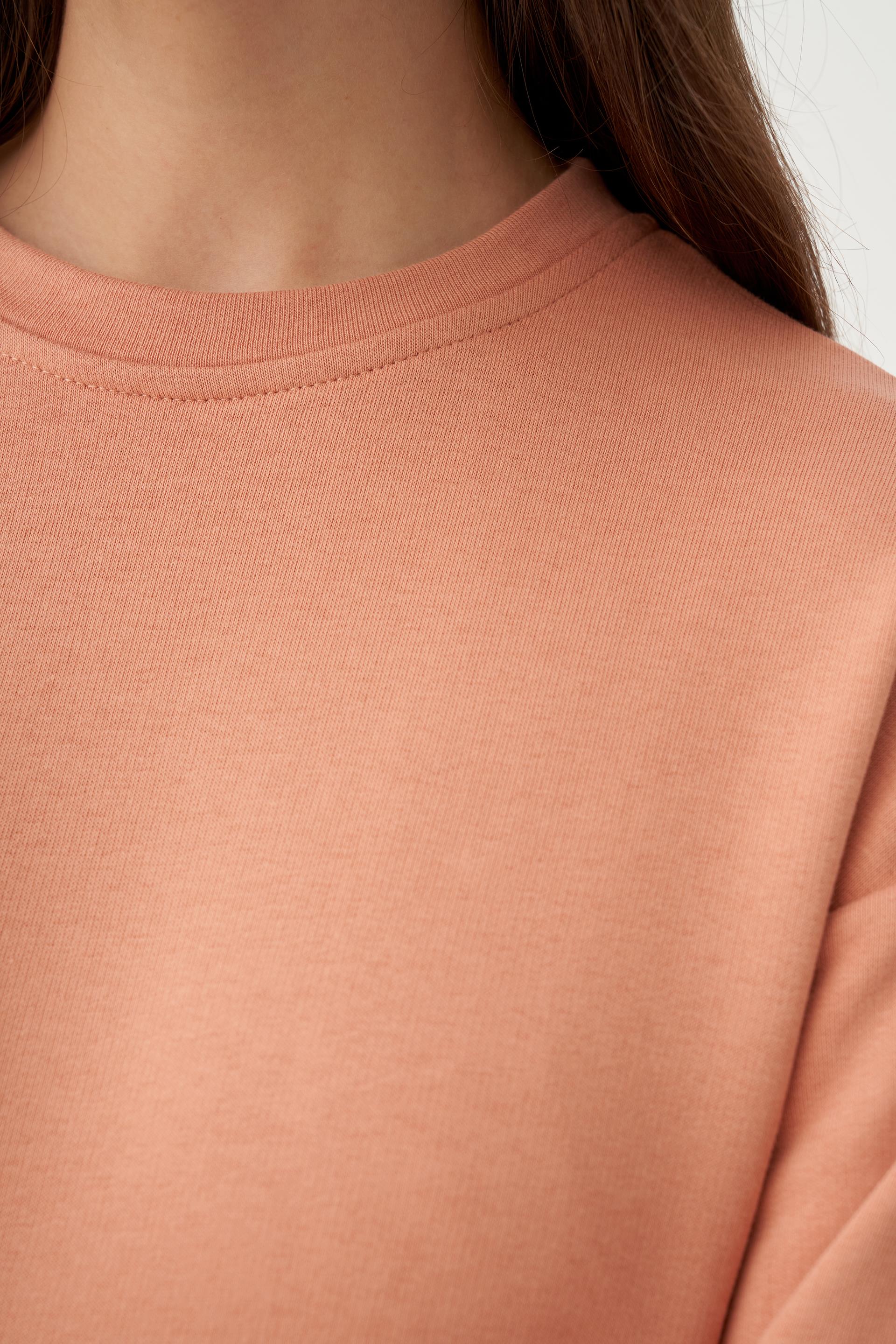 Somon-Yumuşak Dokulu Sweatshirt