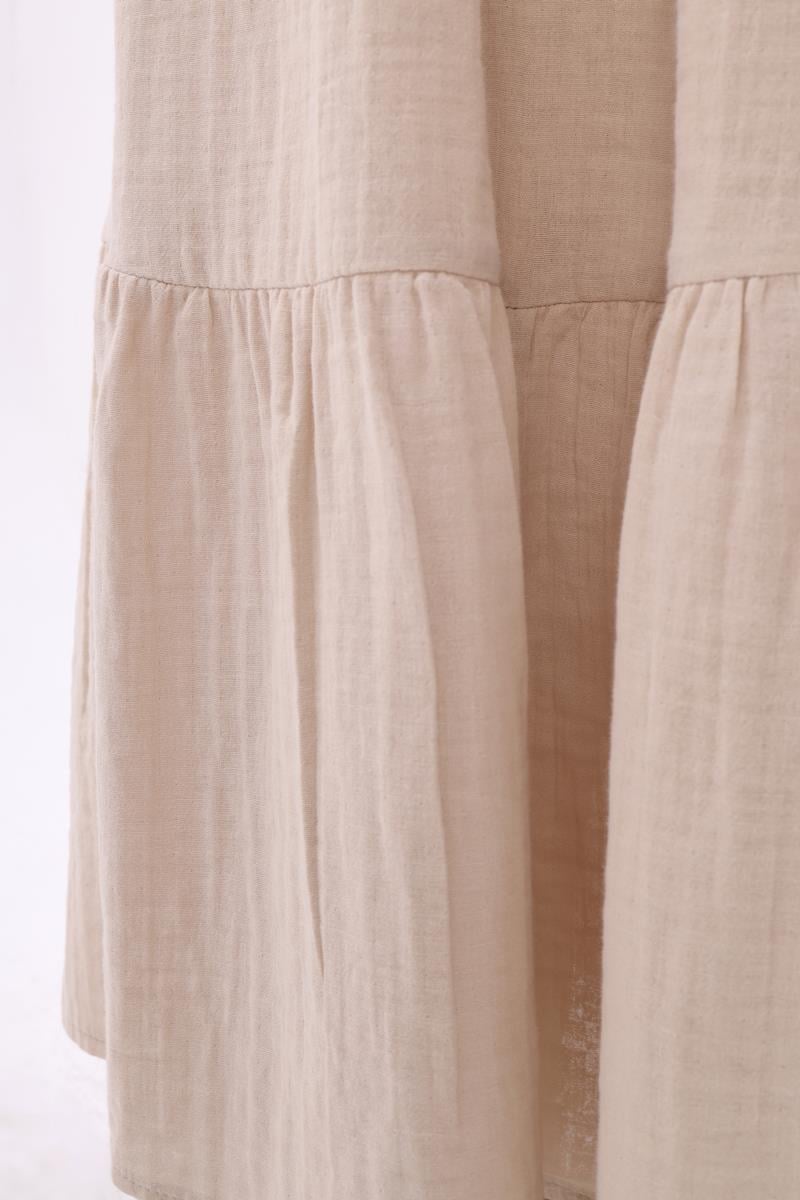 %100 Pamuklu Müslin Kumaş Kloş Etek
