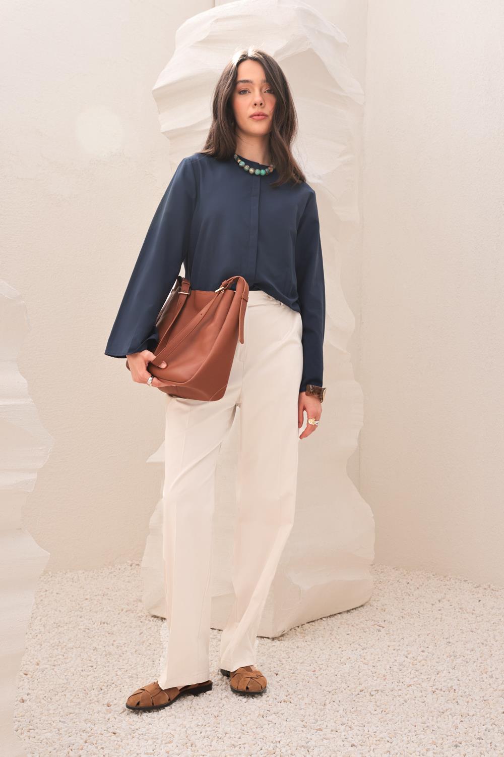 Taş-Boru Paça Likralı Pantolon