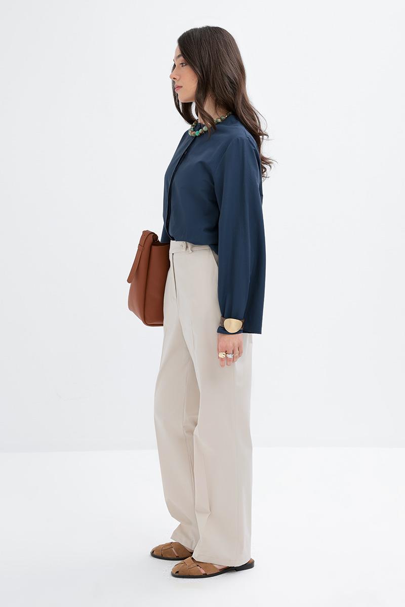 Taş-Boru Paça Likralı Pantolon