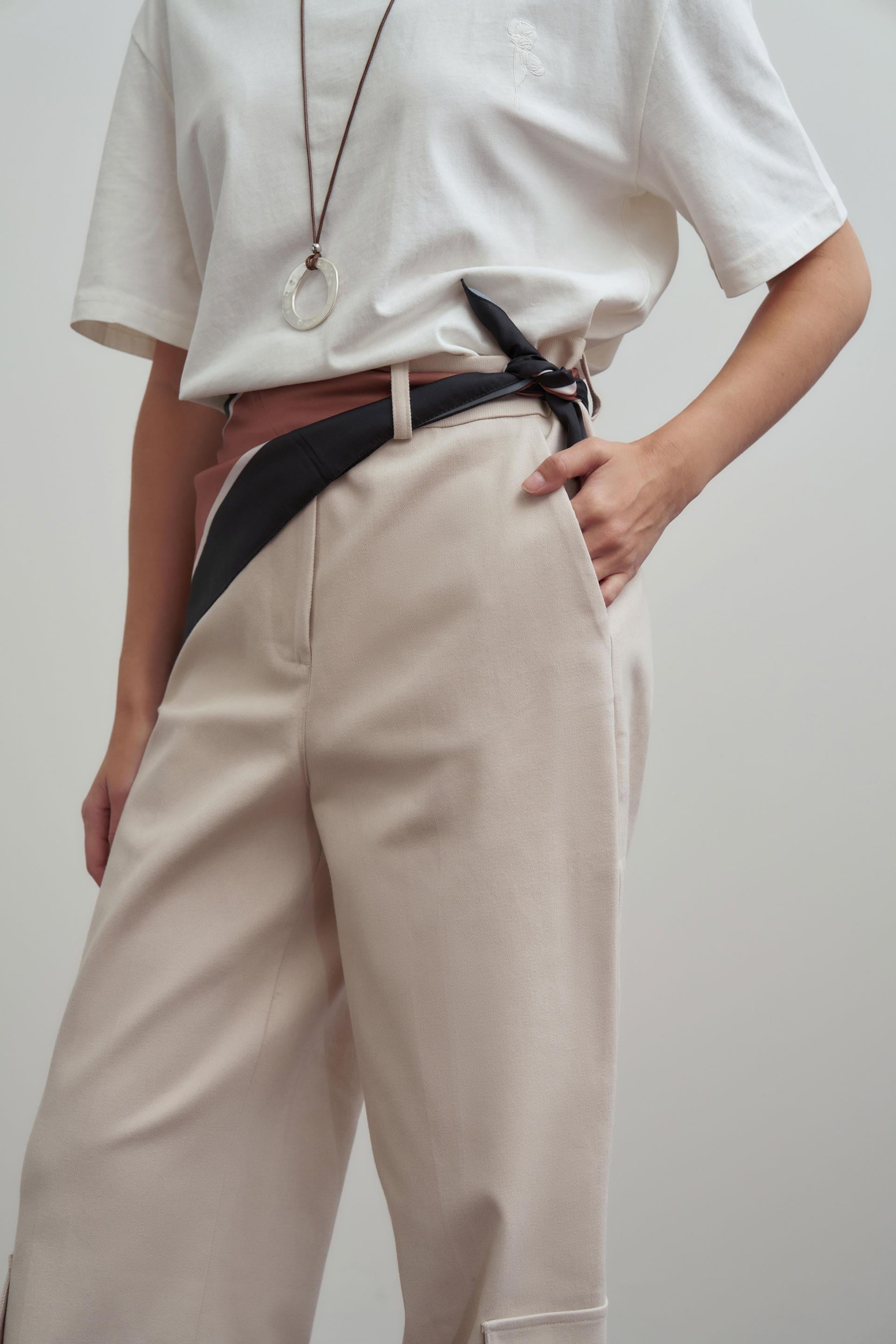 Taş-Gabardin Kargo Pantolon