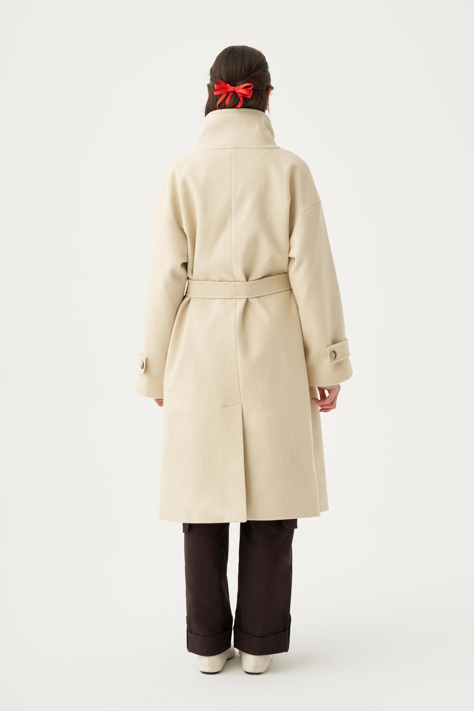 Taş-Hakim Yakalı Kaşe Kaban