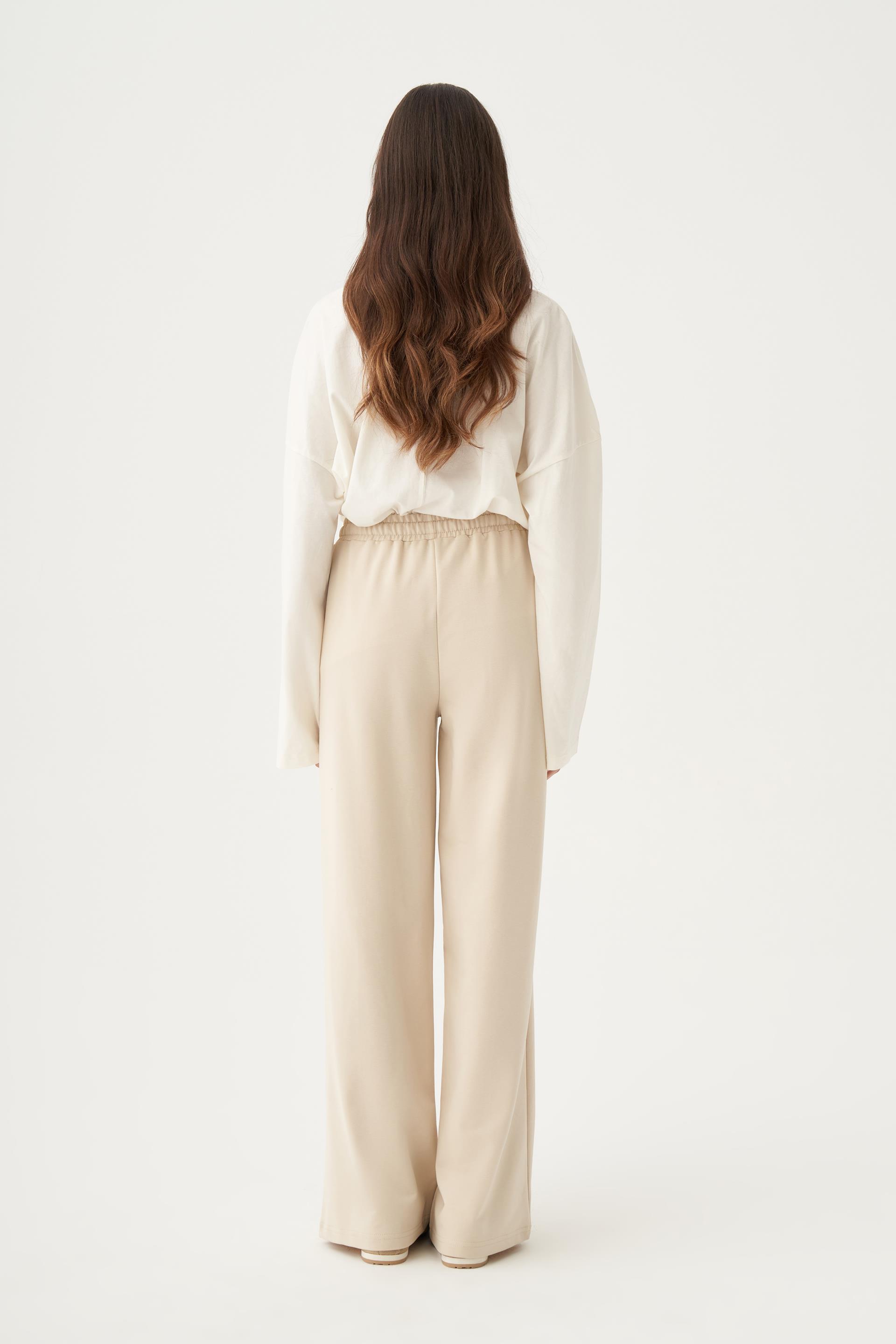 Taş-Pamuklu Nervürlü Eşofman Altı