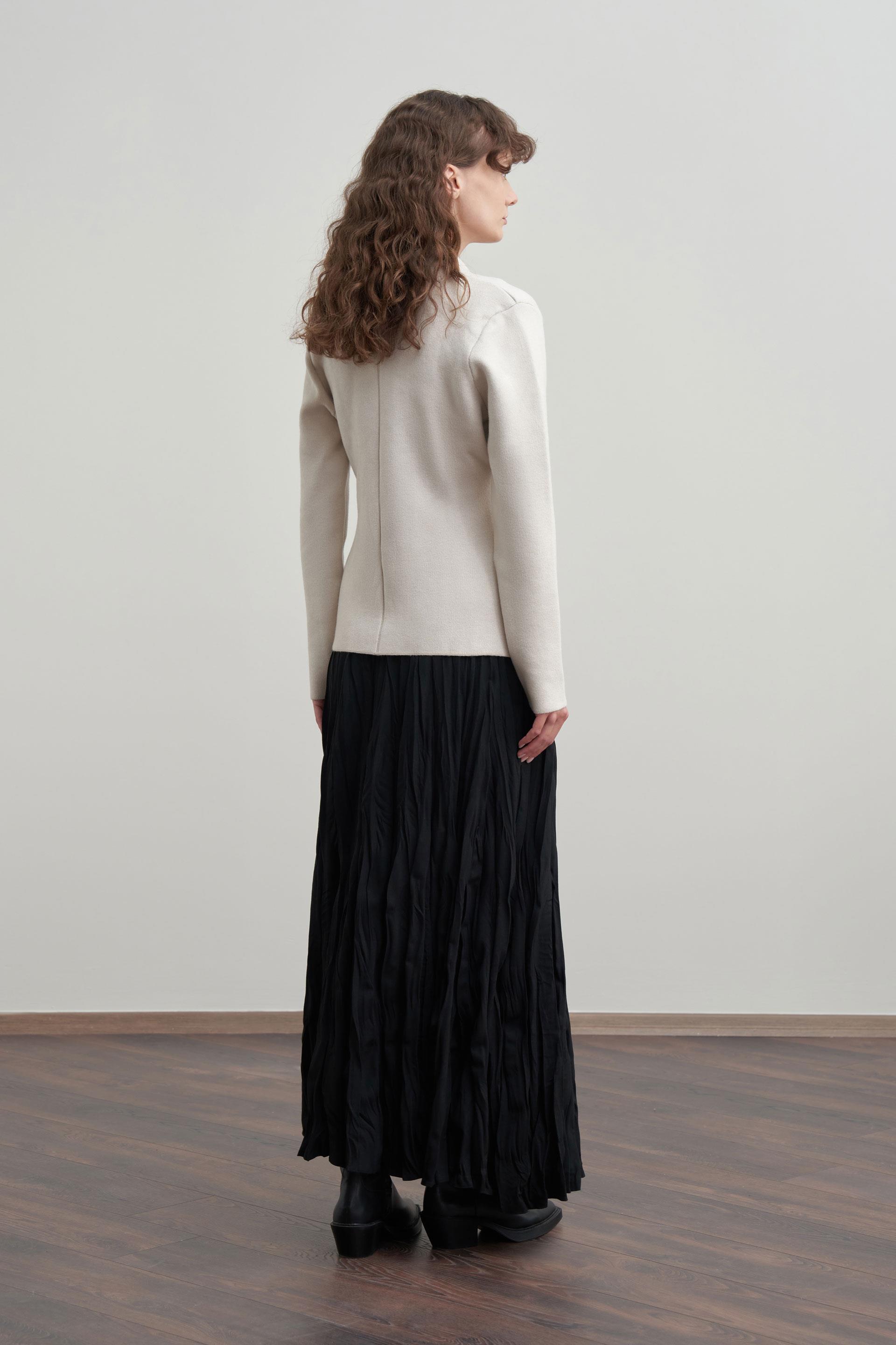 Taş-Şal Yaka Triko Hırka