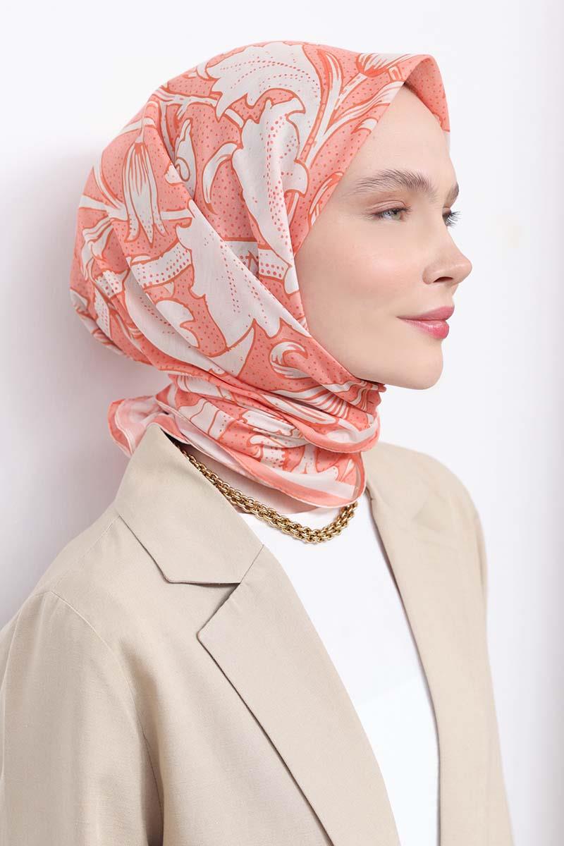 Patterned Cotton Lucia Scarf