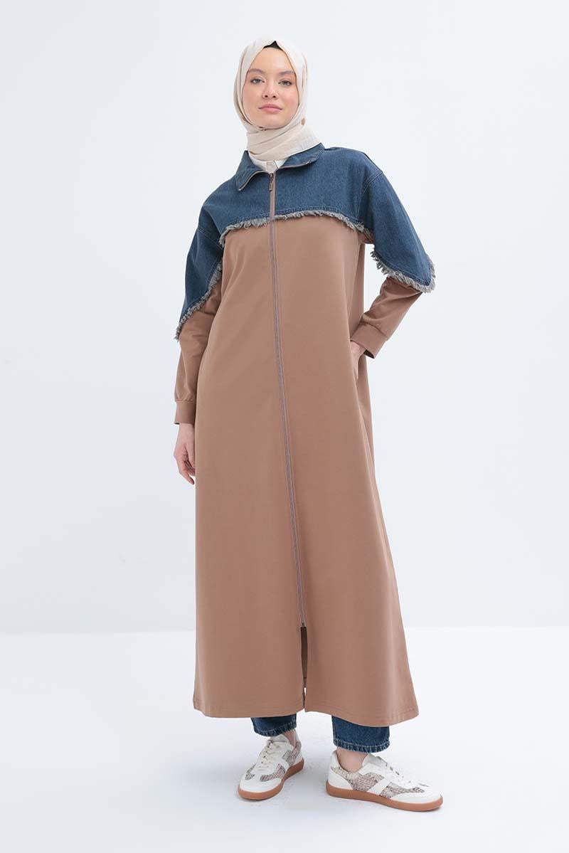 Vizon-DENİM GARNİLİ FERACE