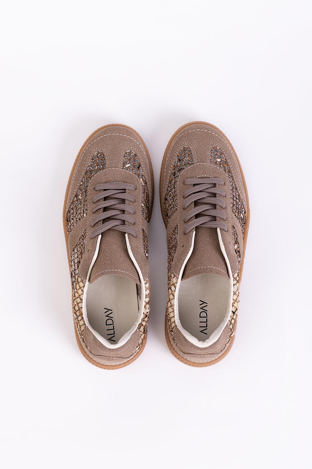 Vizon-File Sneaker Ayakkabı