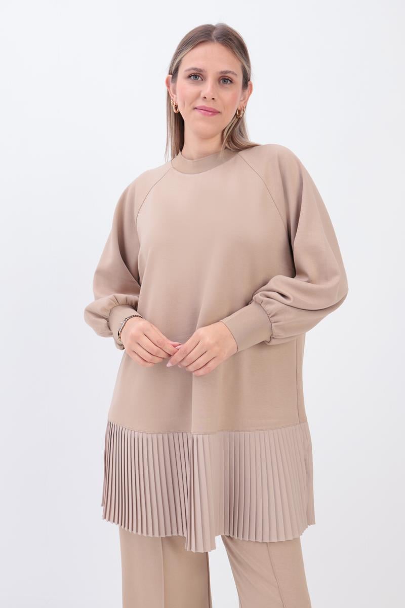 Oversized Pleated Tunic