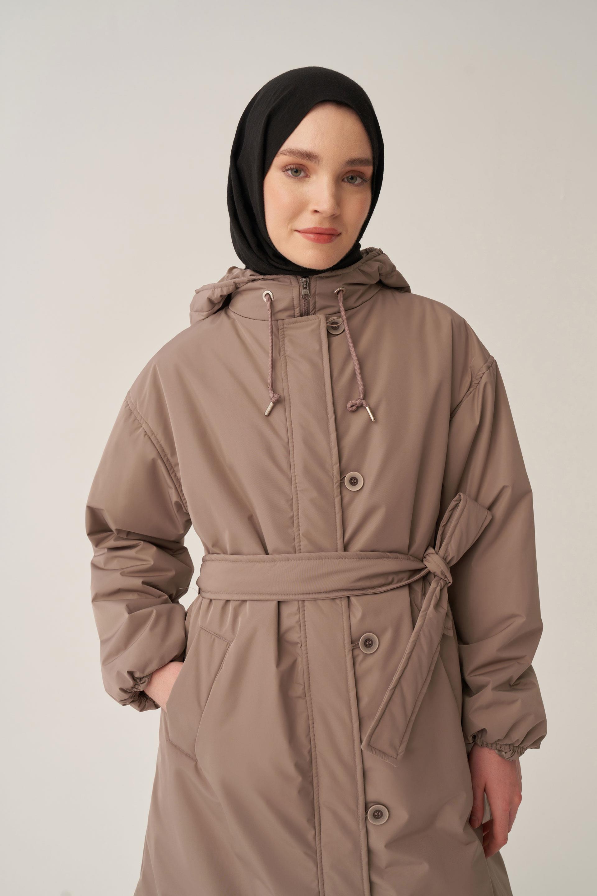 Vizon-Kemerli Relax Şişme Mont