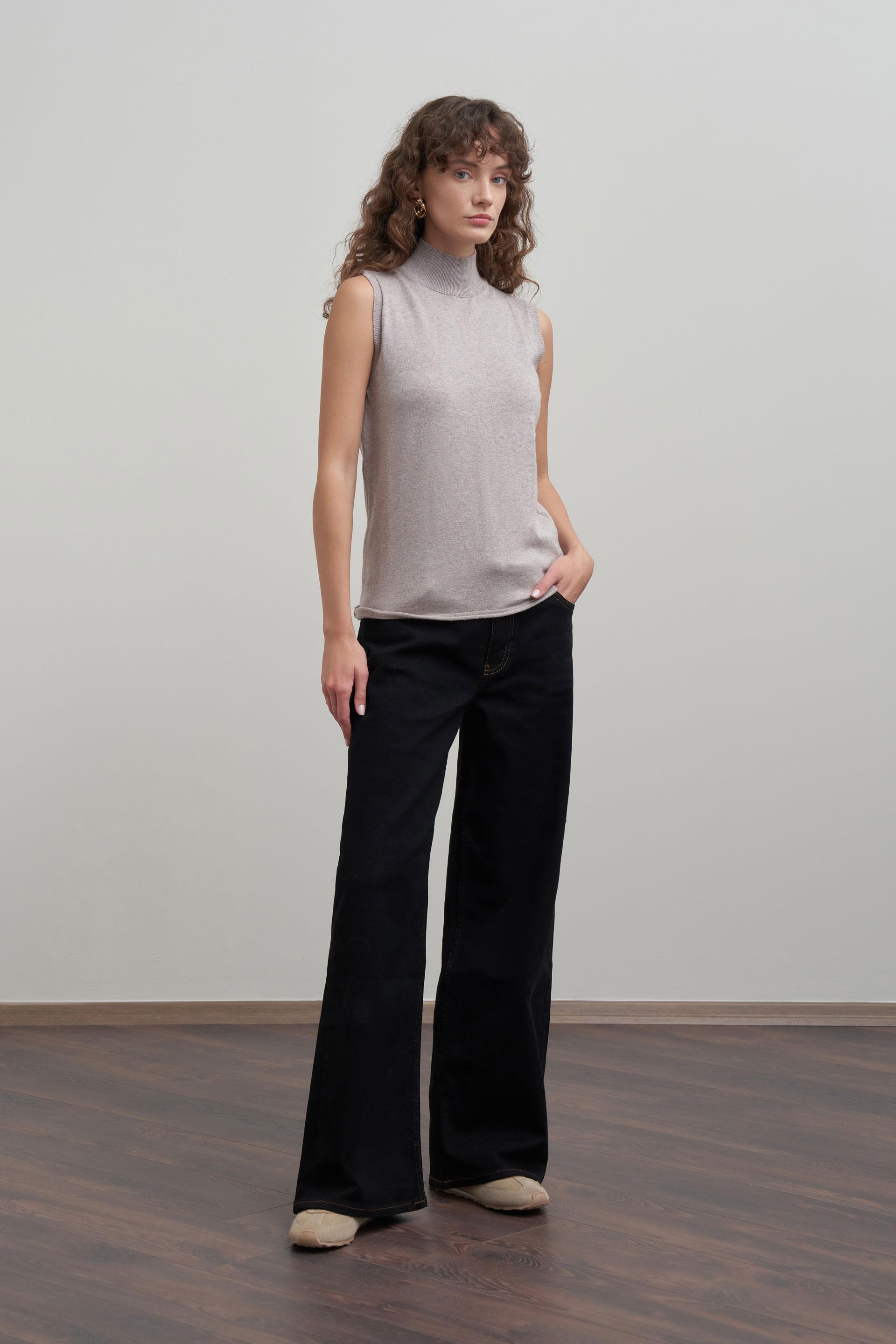 Vizon-Yarım Balıkçı Kolsuz Kazak