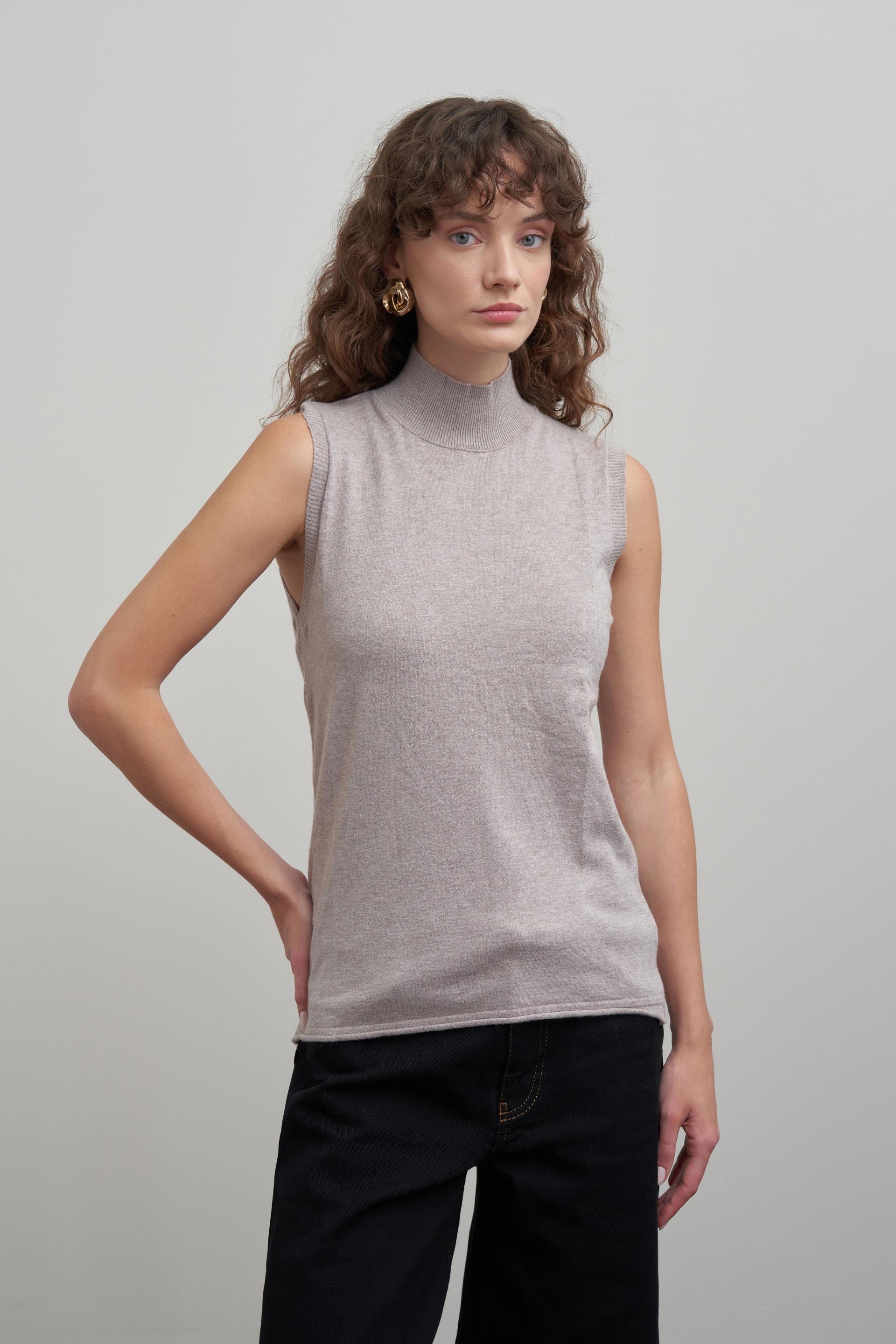 Vizon-Yarım Balıkçı Kolsuz Kazak