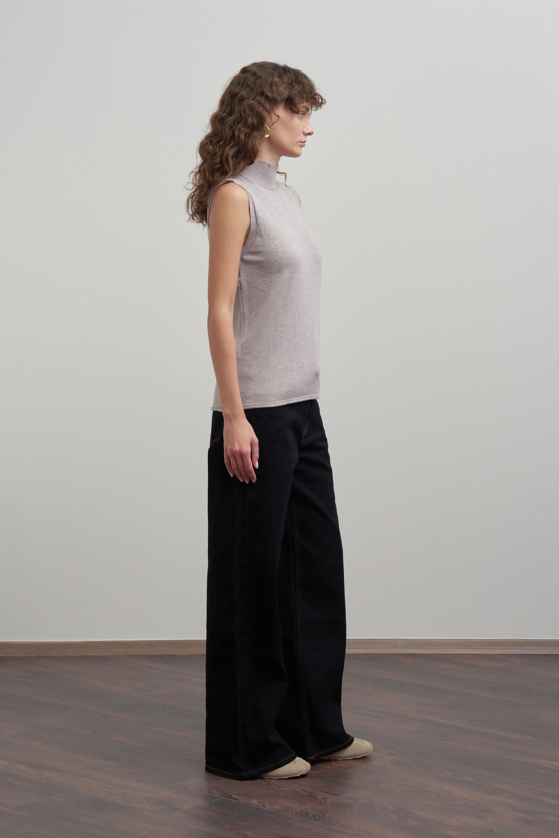 Vizon-Yarım Balıkçı Kolsuz Kazak