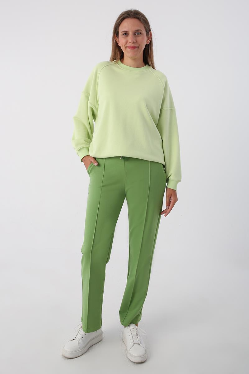 Yeşil-Cepli Eşofman Altı