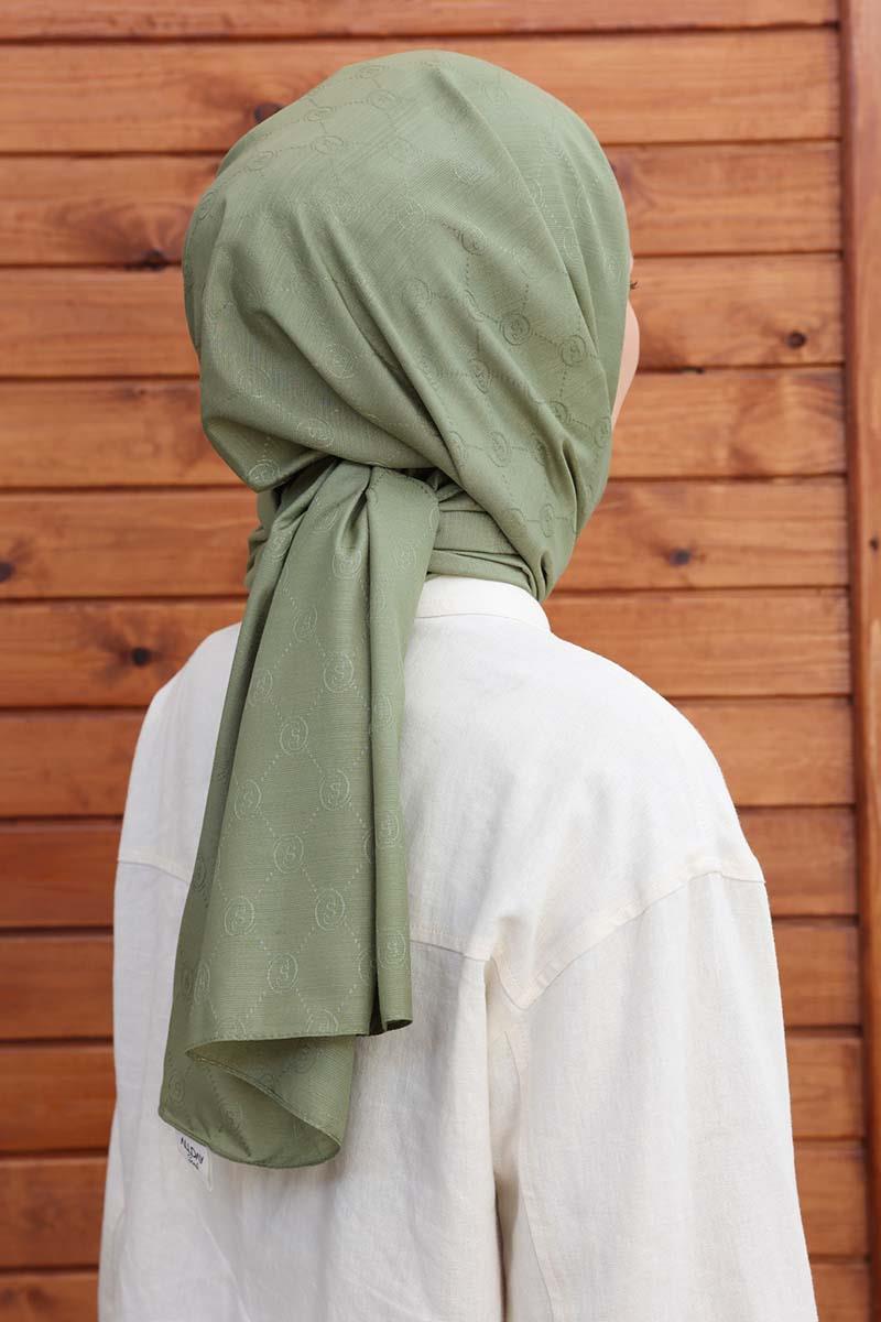 Jacquard Monogram Shawl