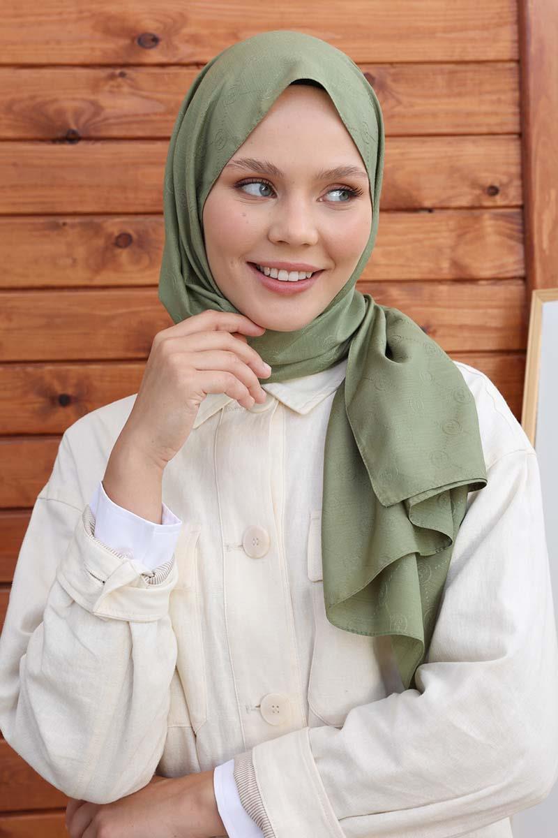 Jacquard Monogram Shawl