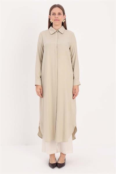 Laurel-Hidden Plaid Shirt Tunic