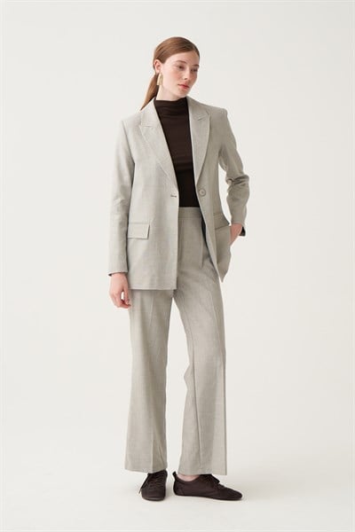 Gri-Blazer Ceket