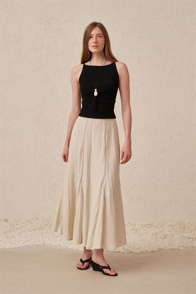 Stone Godet Skirt