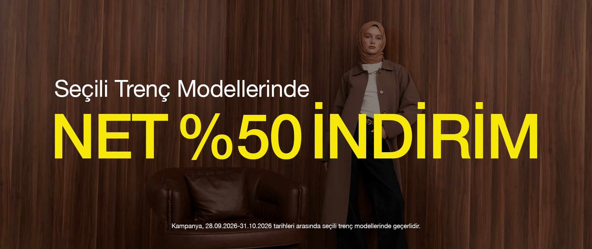 Net %50 İndirim | Trençkot
