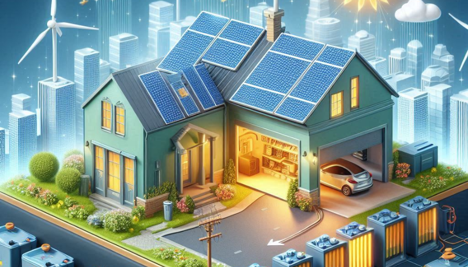 Ev Tipi Güneş Enerjisi Depolama Sistemi