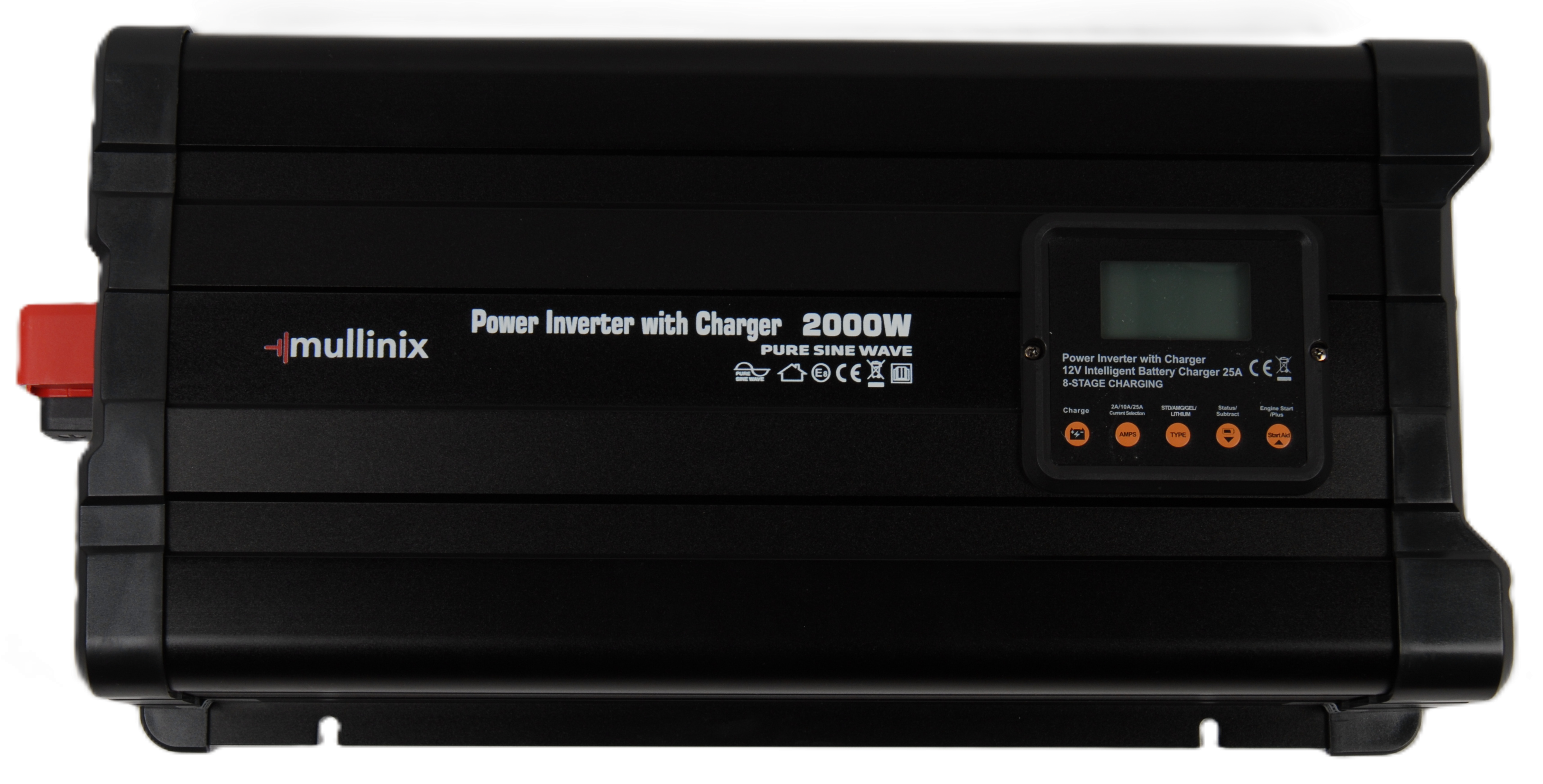 12V 220V 2000W Şarjlı Tam Sinüs İnverter - Mullinix Electro