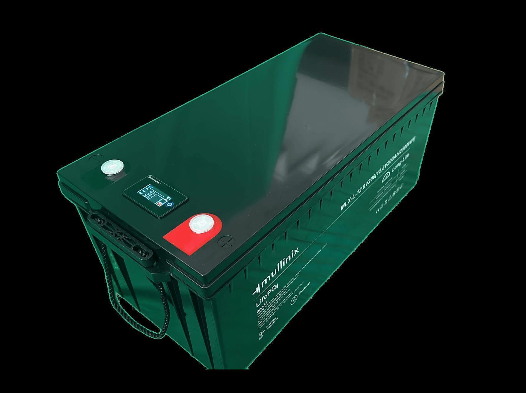 Mullinix 12.8V 200Ah LiFePO4 Akü Bluetooth Self-Heating Fonksiyonu