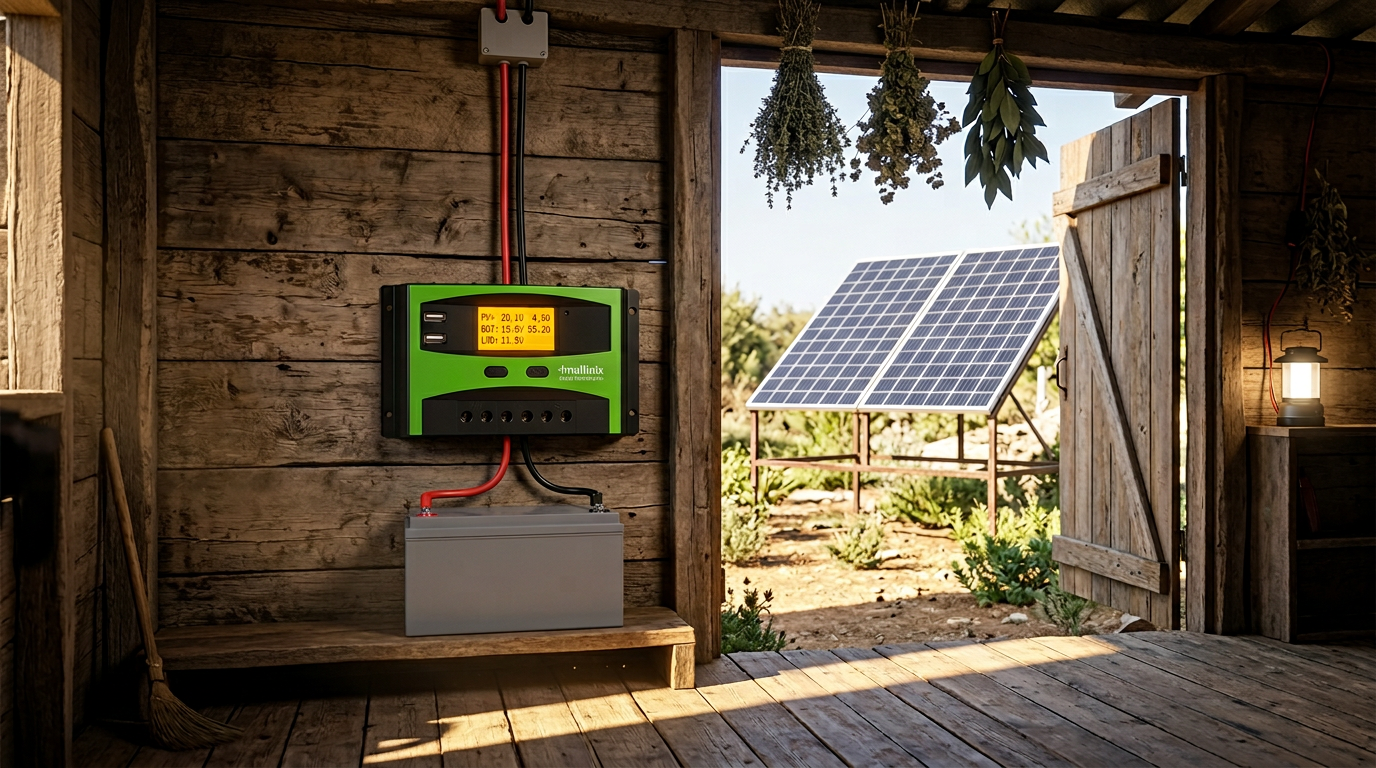 Solar Şarj Kontrol Cihazı Rehberi: 30A PWM, Panel Hesabı ve Bağlantı Sırası
