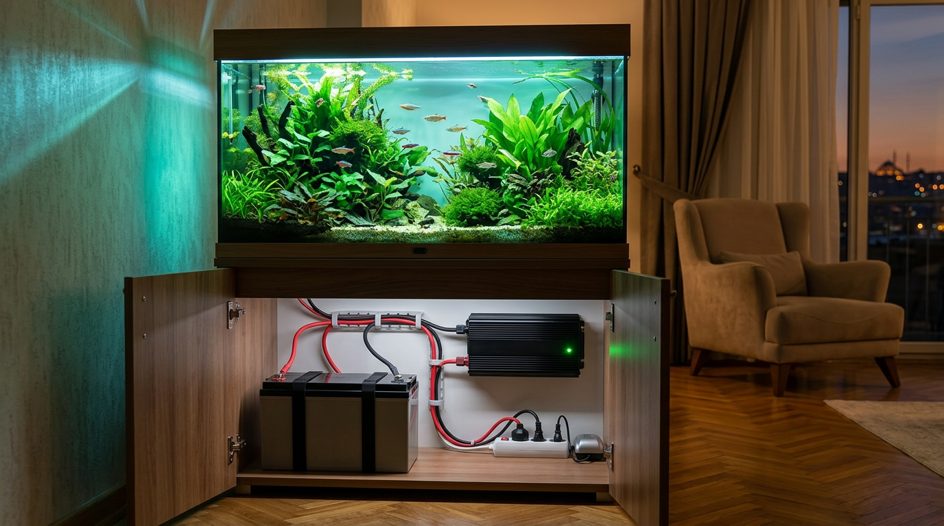Elektrik Kesintisinde Akvaryumu Koruma: DIY Yedek Güç Sistemi Kurulum Rehberi