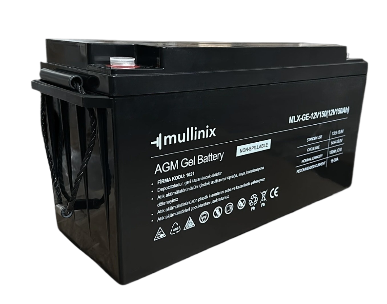 12V 150Ah Derin Döngülü AGM Jel Akü