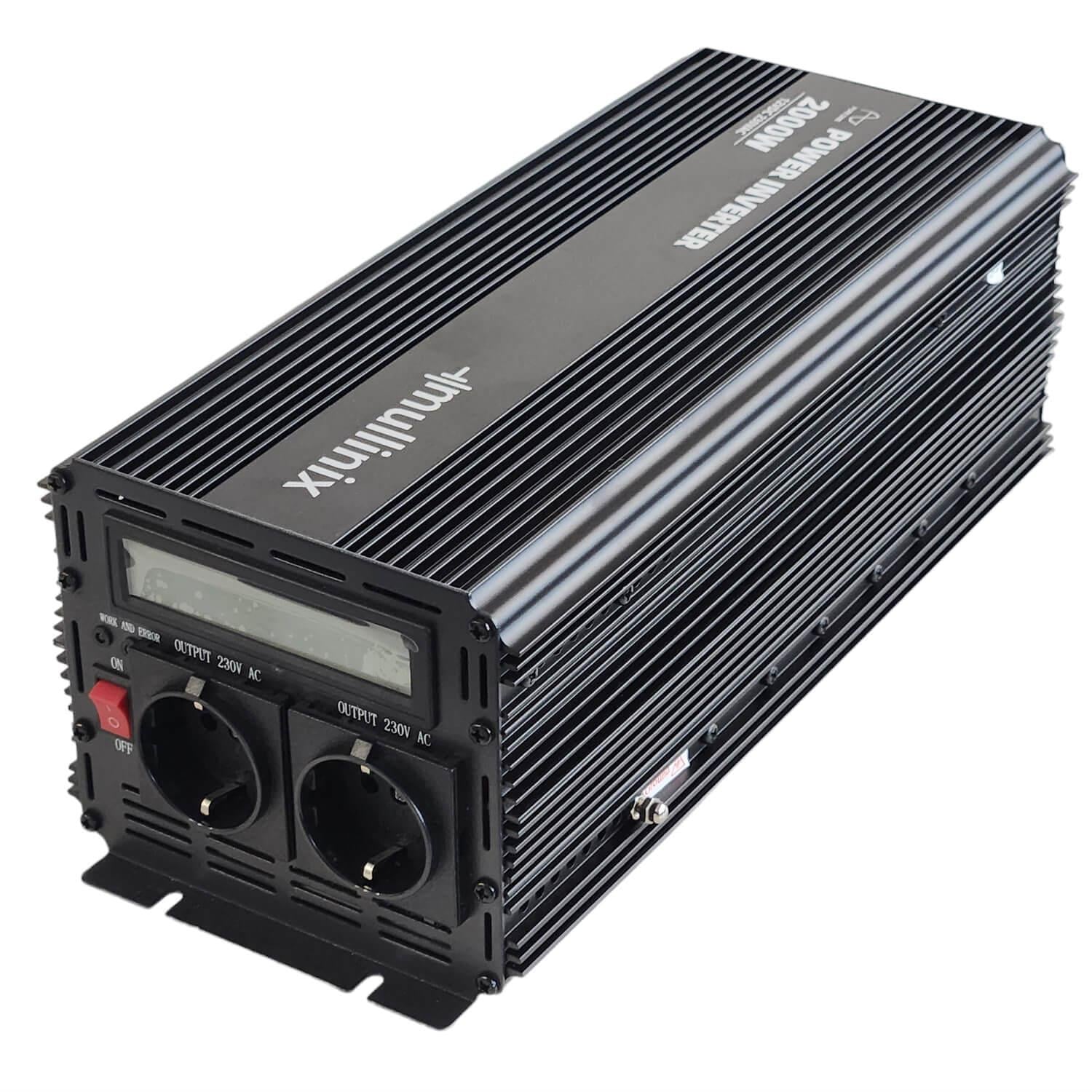 12V 2000W Şarjlı Tam Sinüs Power İnverter