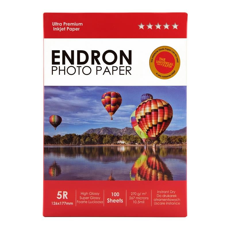 Endron Photo Paper 5R Satin-Mat (13X18cm) 100'lük 270g