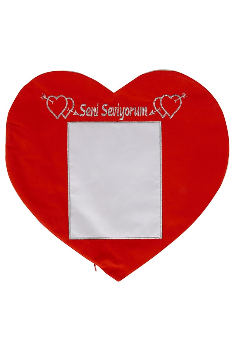 Seni Seviyorum Dikey Yastık Kılıfı