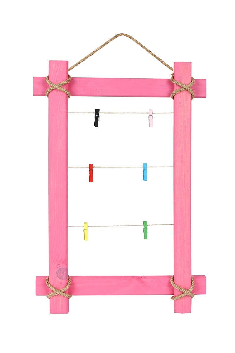 36X50Küçük 6'lı Mandallı(pembe)