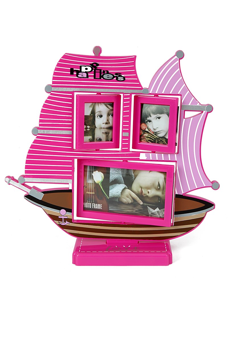 7284B Gemi Çerçeve Pembe