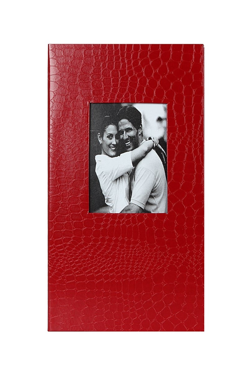 Kırmızı Deri Fotoğraf Albümü (10X15CM) 46300